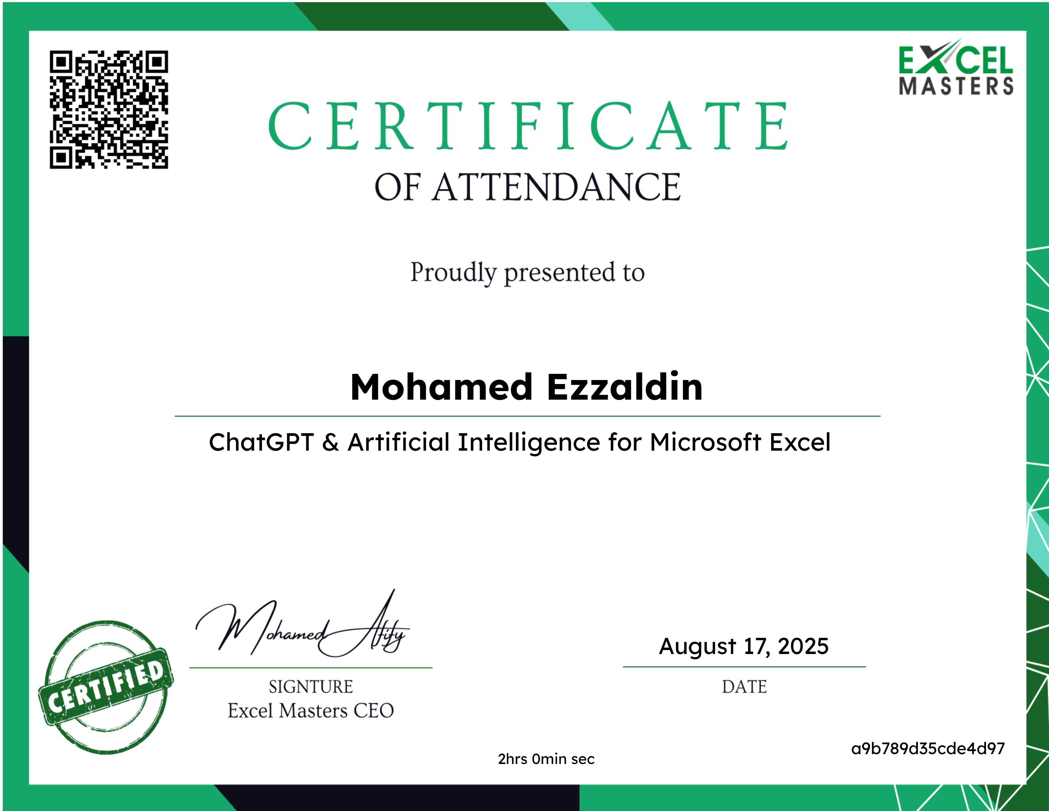 ChatGPT & Artificial Intelligence for Microsoft Excel